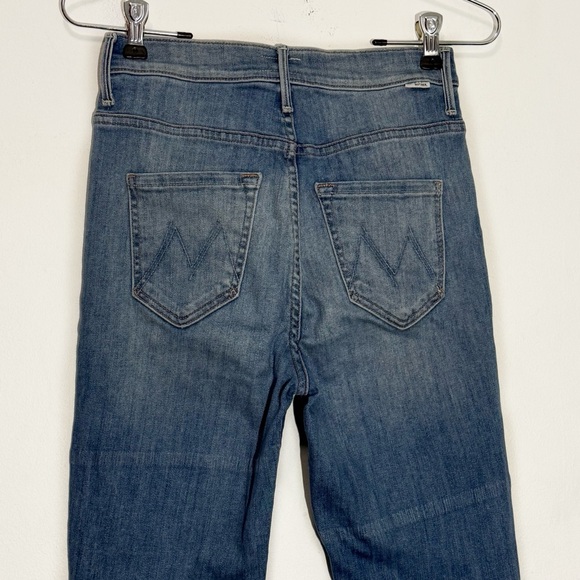 MOTHER Denim Blue The Swooner Ankle Slice Jeans size 25 - Picture 4 of 7